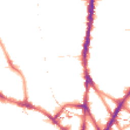 Night-time road noise heatmap for NW1 8SJ