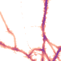 Night-time road noise heatmap for NW1 8SR
