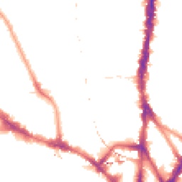 Night-time road noise heatmap for NW1 8SS