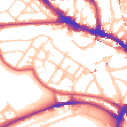 Daytime road noise heatmap for NW1 8TU