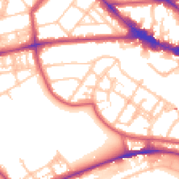 Daytime road noise heatmap for NW1 8XB