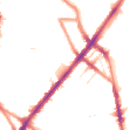 Night-time road noise heatmap for NW1 9AE