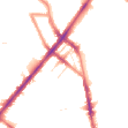 Night-time road noise heatmap for NW1 9AY