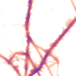 Night-time road noise heatmap for NW1 9JN