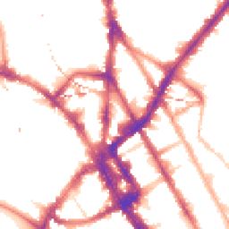 Night-time road noise heatmap for NW1 9LP