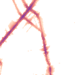 Night-time road noise heatmap for NW1 9UD