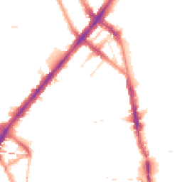 Night-time road noise heatmap for NW1 9XH