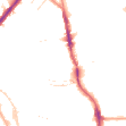 Night-time road noise heatmap for NW1 9YR