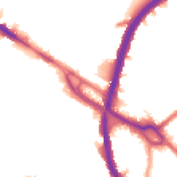 Night-time road noise heatmap for NW10 0AF