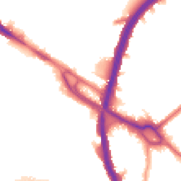 Night-time road noise heatmap for NW10 0AH