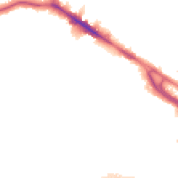 Night-time road noise heatmap for NW10 0AN