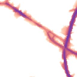 Night-time road noise heatmap for NW10 0AR