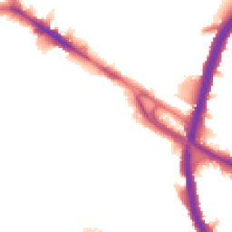 Night-time road noise heatmap for NW10 0AS