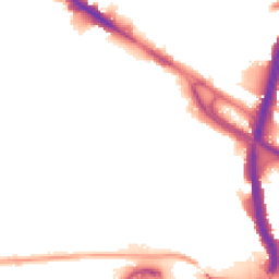 Night-time road noise heatmap for NW10 0AU