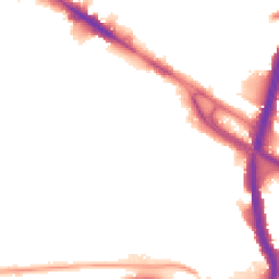 Night-time road noise heatmap for NW10 0AX