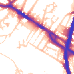 Daytime road noise heatmap for NW10 0AY