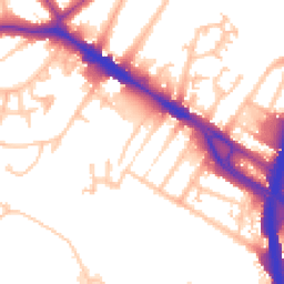 Daytime road noise heatmap for NW10 0BG