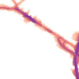 Night-time road noise heatmap for NW10 0BG