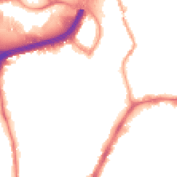 Night-time road noise heatmap for NW10 0BW