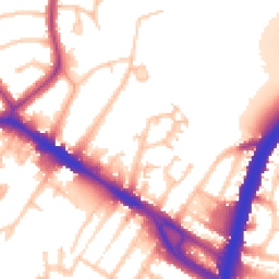Daytime road noise heatmap for NW10 0DL