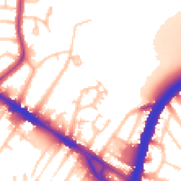 Daytime road noise heatmap for NW10 0DR