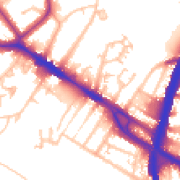 Daytime road noise heatmap for NW10 0EA