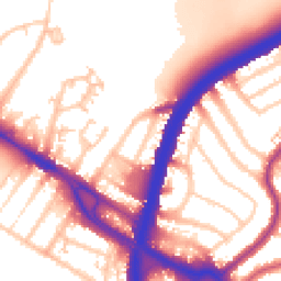 Daytime road noise heatmap for NW10 0HD