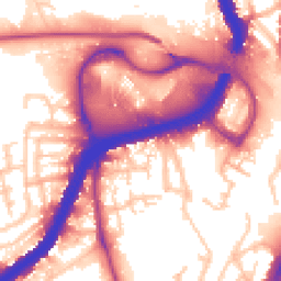 Daytime road noise heatmap for NW10 0JR