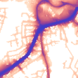 Daytime road noise heatmap for NW10 0JY