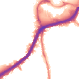 Night-time road noise heatmap for NW10 0JY