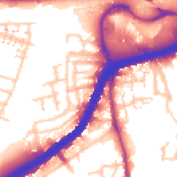 Daytime road noise heatmap for NW10 0PG