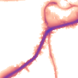 Night-time road noise heatmap for NW10 0PG