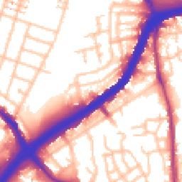 Daytime road noise heatmap for NW10 0PL