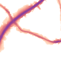 Night-time road noise heatmap for NW10 0TA