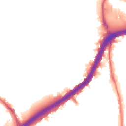 Night-time road noise heatmap for NW10 0TR