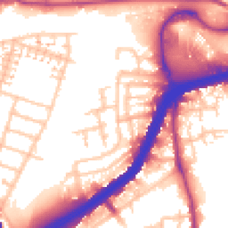 Daytime road noise heatmap for NW10 0TZ