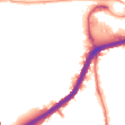 Night-time road noise heatmap for NW10 0TZ