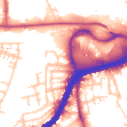 Daytime road noise heatmap for NW10 0UG
