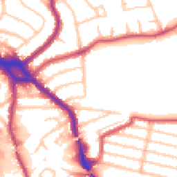 Daytime road noise heatmap for NW10 1AD