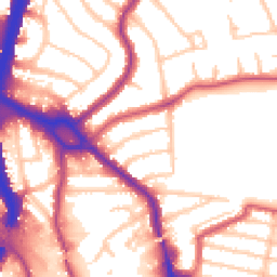Daytime road noise heatmap for NW10 1AP