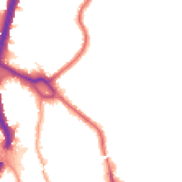 Night-time road noise heatmap for NW10 1AP