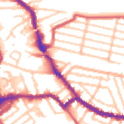Daytime road noise heatmap for NW10 1BG