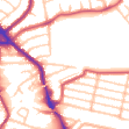Daytime road noise heatmap for NW10 1BT