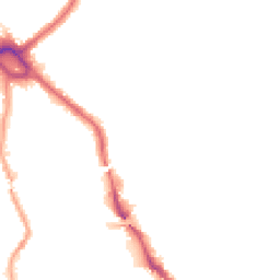 Night-time road noise heatmap for NW10 1BU