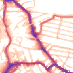 Daytime road noise heatmap for NW10 1DY