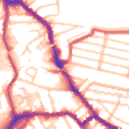 Daytime road noise heatmap for NW10 1ED