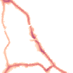 Night-time road noise heatmap for NW10 1ED