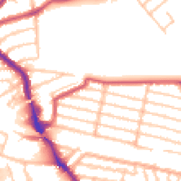 Daytime road noise heatmap for NW10 1HE