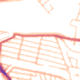 Daytime road noise heatmap for NW10 1HN