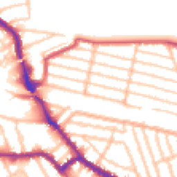 Daytime road noise heatmap for NW10 1NU